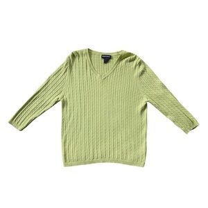 Light Green Fitted Splendor! Sweater